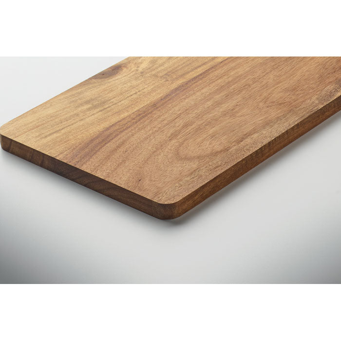 ASTI - Tabla de cortar de acacia, superficie de madera de acacia, ideal para preparar y servir alimentos.