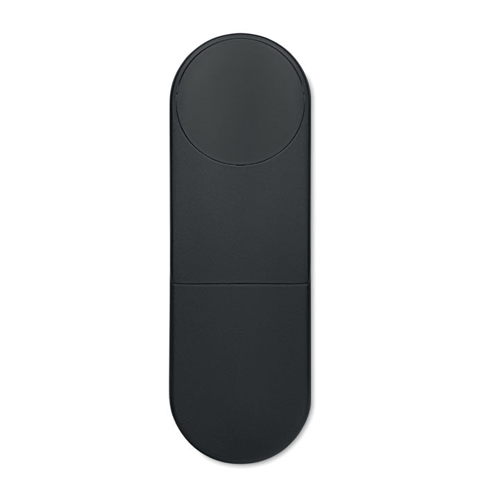 ELASTI - Cargador plegable de 15 W en color negro, diseño compacto y funcional, ideal para carga inalámbrica.