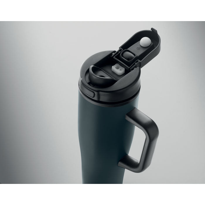 ATLANTA - Vaso de doble pared 900 ml con tapa 2 en 1, asa ergonómica y diseño elegante.