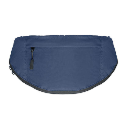 Bolsillo frontal de la mochila azul