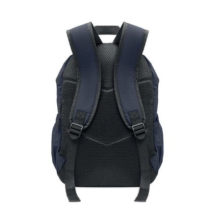 Mochila negra con espalda acolchada