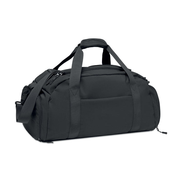 ELEVA - Bolsa de deporte urbana 20L en color negro, ideal para actividades deportivas y uso diario.