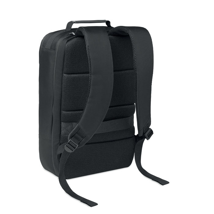 BOSTON - Mochila jacquard portátil 15" con diseño acolchado y correas ajustables para mayor comodidad.