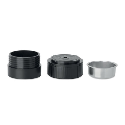 Accesorios de la cafetera portátil desmontados