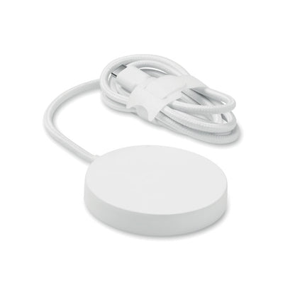 Cargador magnético blanco con cable USB-C
