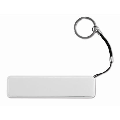 Llavero powerbank color blanco