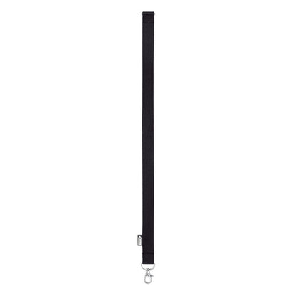  Lanyard de RPET 20 mm negro