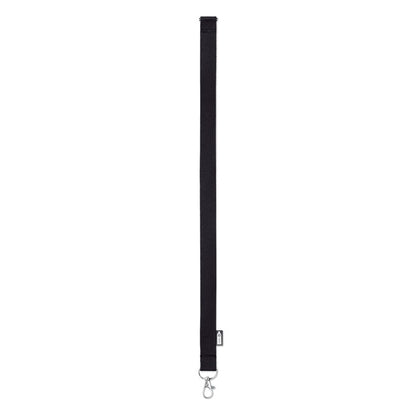  Lanyard de RPET 20 mm negro