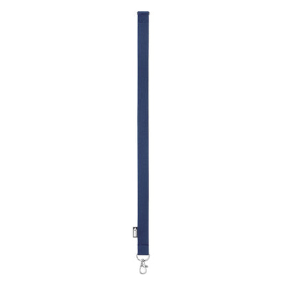  Lanyard de RPET 20 mm marino