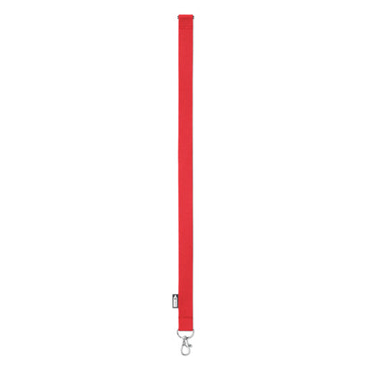  Lanyard de RPET 20 mm rojo