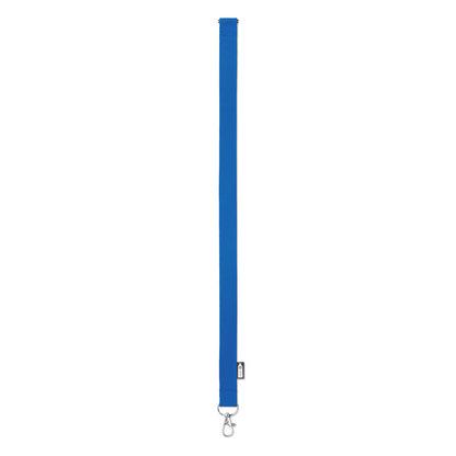  Lanyard de RPET 20 mm azul