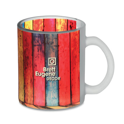 Taza de desayuno personalizado con un diseño a todo color