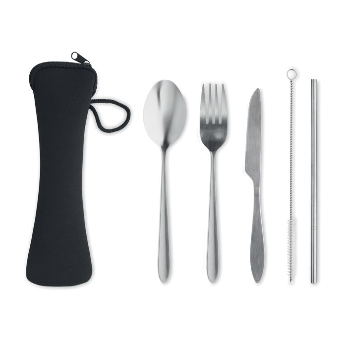 5 SERVICE - Set cubiertos acero inoxidable - Regalos Corporativos Personalizados · Clap Comunicacion