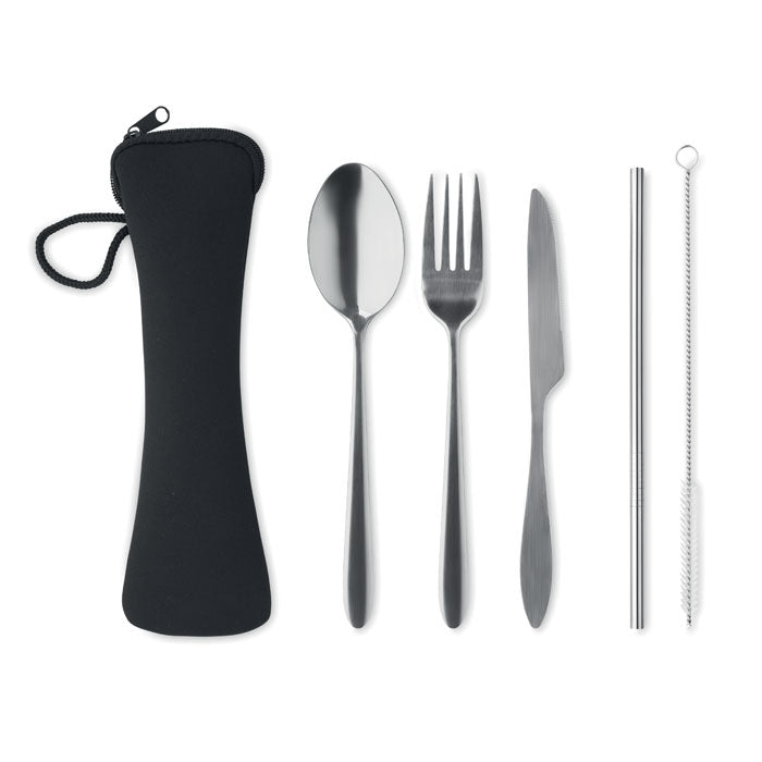 5 SERVICE - Set cubiertos acero inoxidable - Regalos Corporativos Personalizados · Clap Comunicacion