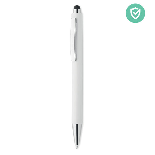 BLANQUITO CLEAN - Boligrafo stylus antibacterial - Regalos Corporativos Personalizados · Clap Comunicacion