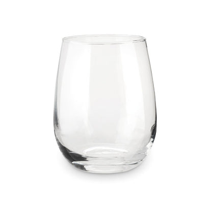 Vaso redondeado de cristal