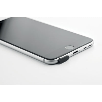 Teléfono móvil con bloqueador de audio negro