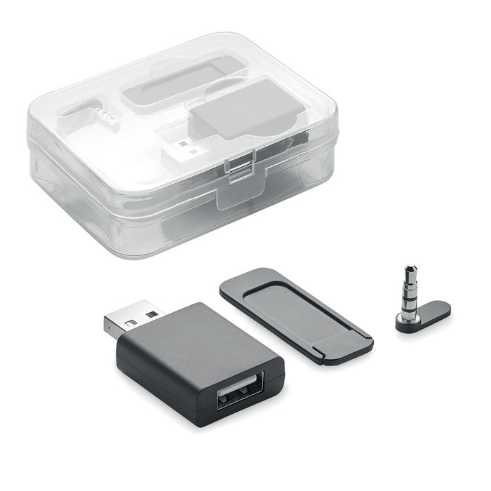 BLOCKER SET - Blocker webcam, datos y audio. - Regalos Corporativos Personalizados · Clap Comunicacion