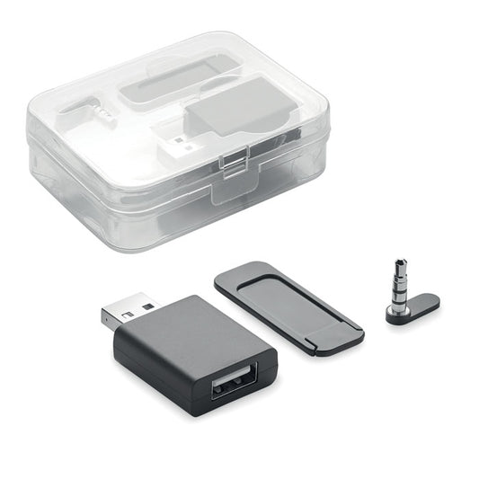 BLOCKER SET - Blocker webcam, datos y audio. - Regalos Corporativos Personalizados · Clap Comunicacion