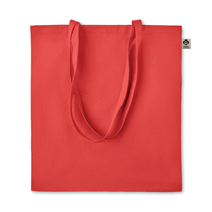 Bolsa de la compra de algodón color rojo