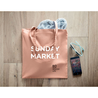 bolsa de algodón orgánico personalizada con frase