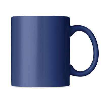 Mug azul de cerámica