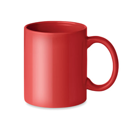Mug de cerámica roja