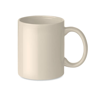 Taza blanca clásica de cerámica