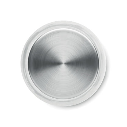 Visa superior de tapa de acero de botella de vidrio