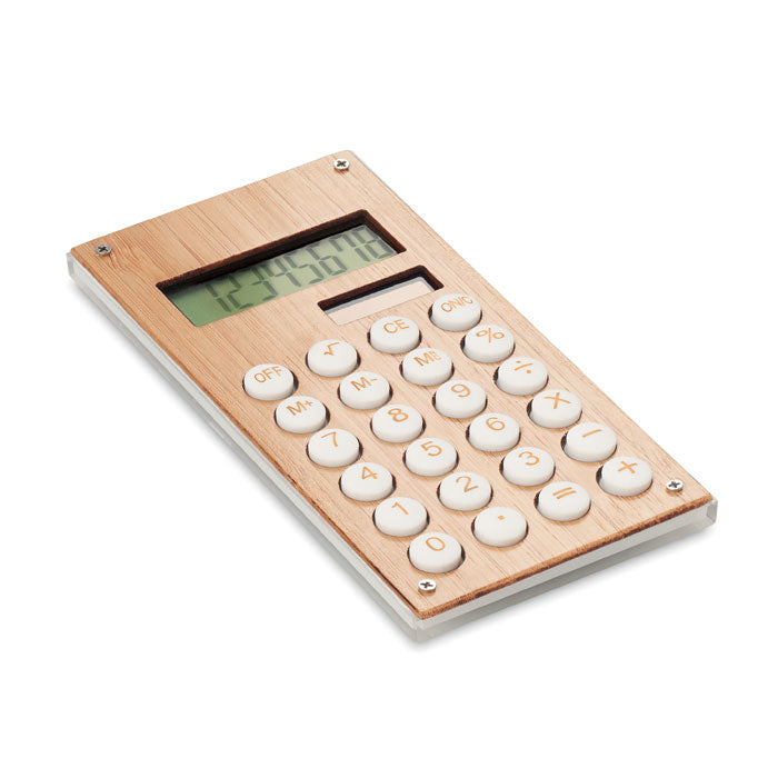 CALCUBAM - Calculadora bambú de 8 dígitos