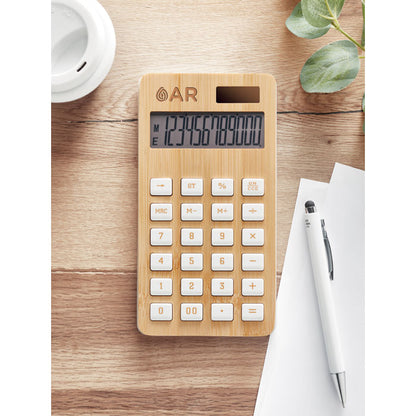 CALCUBIM - Calculadora bambú de 12 dígitos