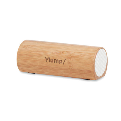 Altavoz de madera inalámbrico personalizado con logotipo