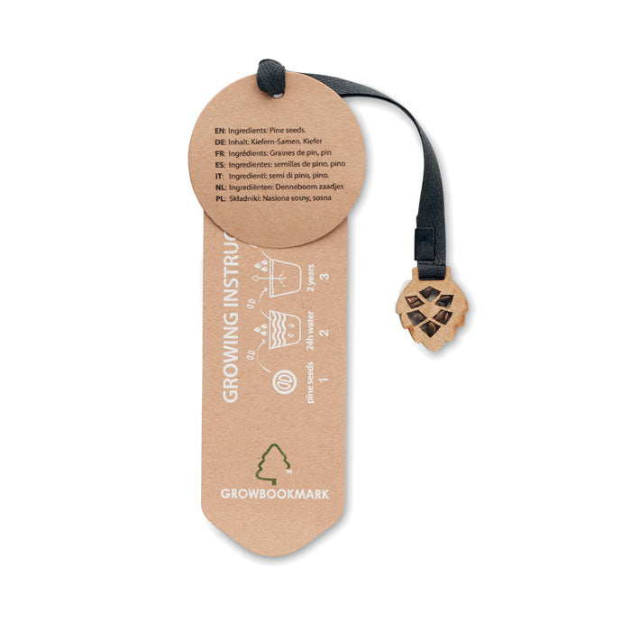GROWBOOKMARK™ - Marca páginas pino