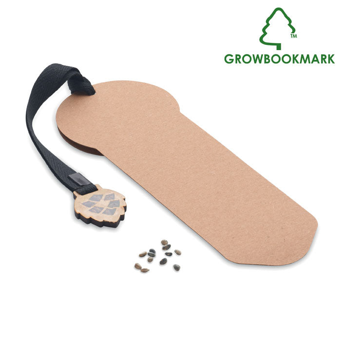 GROWBOOKMARK™ - Marca páginas pino