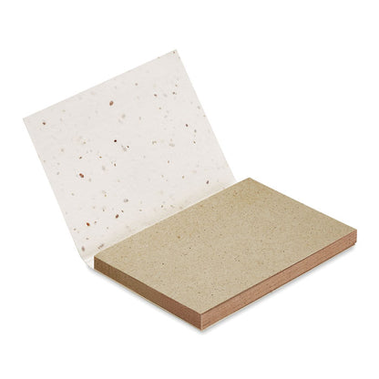 Bloc de notas de papel de semillas de hierba