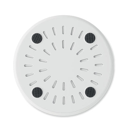 Parte inferior de cargador redondo con detalle de superficie antideslizante