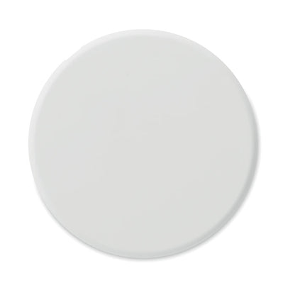 Vista superior de cargador inalámbrico redondo para móvil