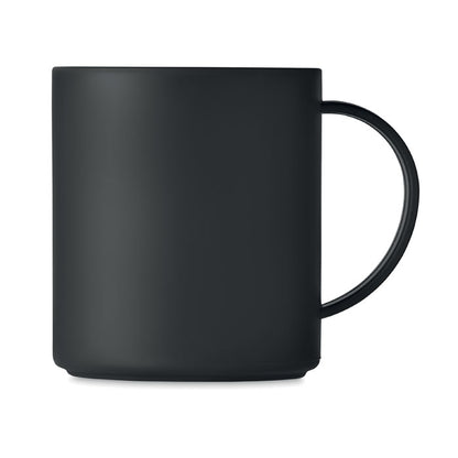 Taza de desayuno negra