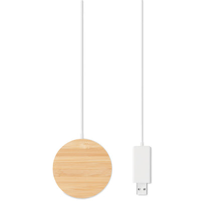 Cargador de madera magnetico inalámbrico