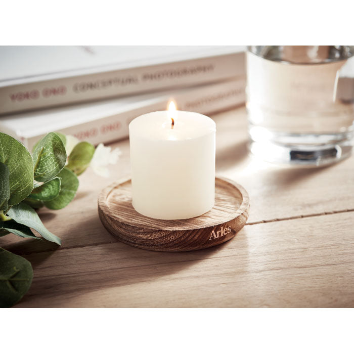PENTAS - Porta velas madera