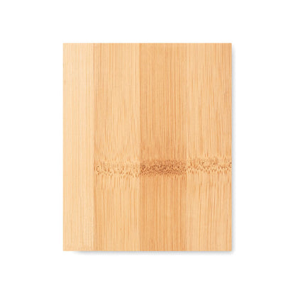 Parte trasera de Porta bolígrafos de madera con reloj digital