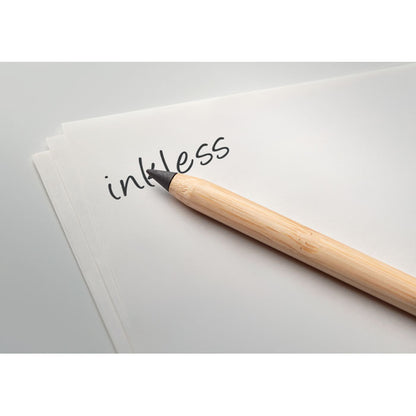 Escritura de boli de bambú sin tinta