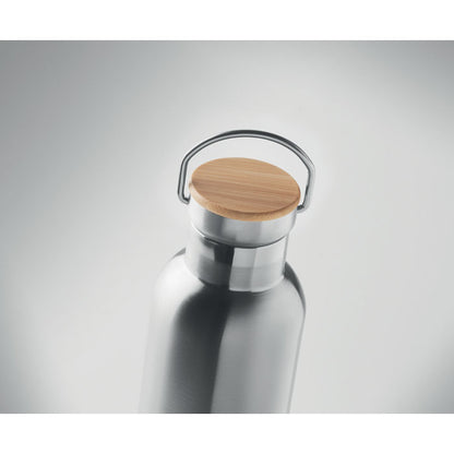 tapón de madera con asa de botella