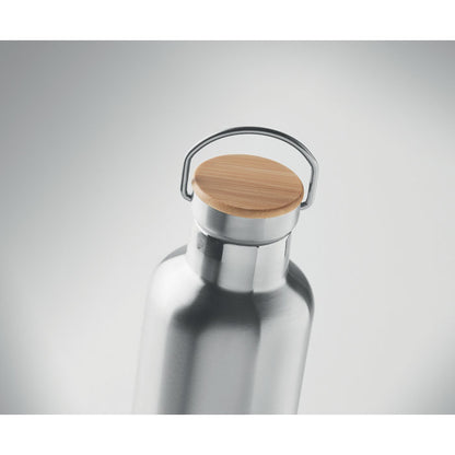 Tapa de madera con asa de botella