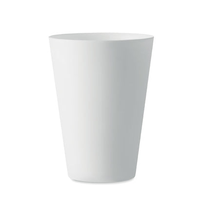 Detalle de Vaso traslúcido blanco  