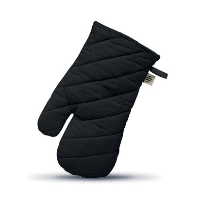 Manopla guateada color negro