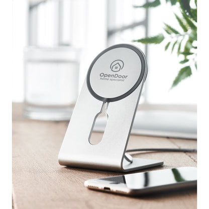 Cargador inalámbrico de metal personalizado con logo
