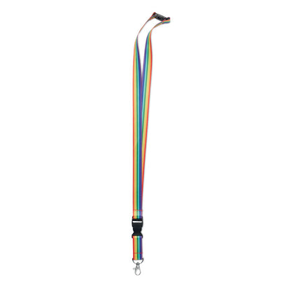 Lanyard RPET colores arcoiris