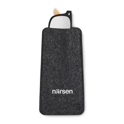 Funda de gafas de fieltro personalizada con logotipo