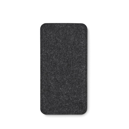 Funda de fieltro gris para gafas